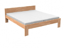 Manželská postel 180 cm Natasha (masiv buk)