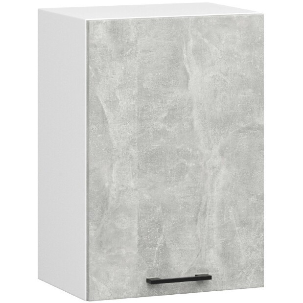 Horní kuchyňská skříňka Ozara W50 H580 (bílá + beton)