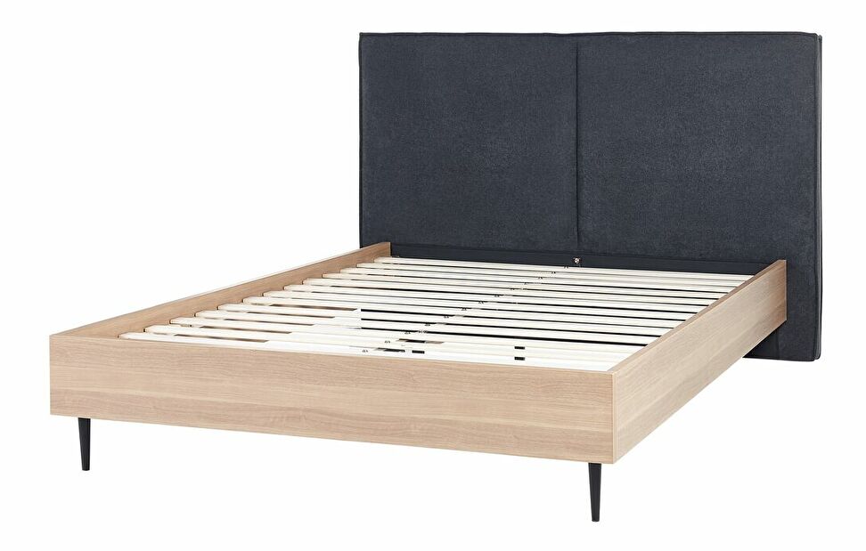 Manželská postel 140 cm Izeza (šedá)