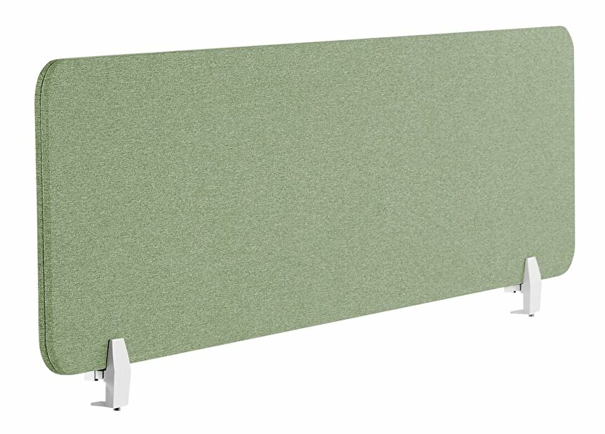 Přepážka na pracovní stůl 130 x 40 cm Walda (zelená)