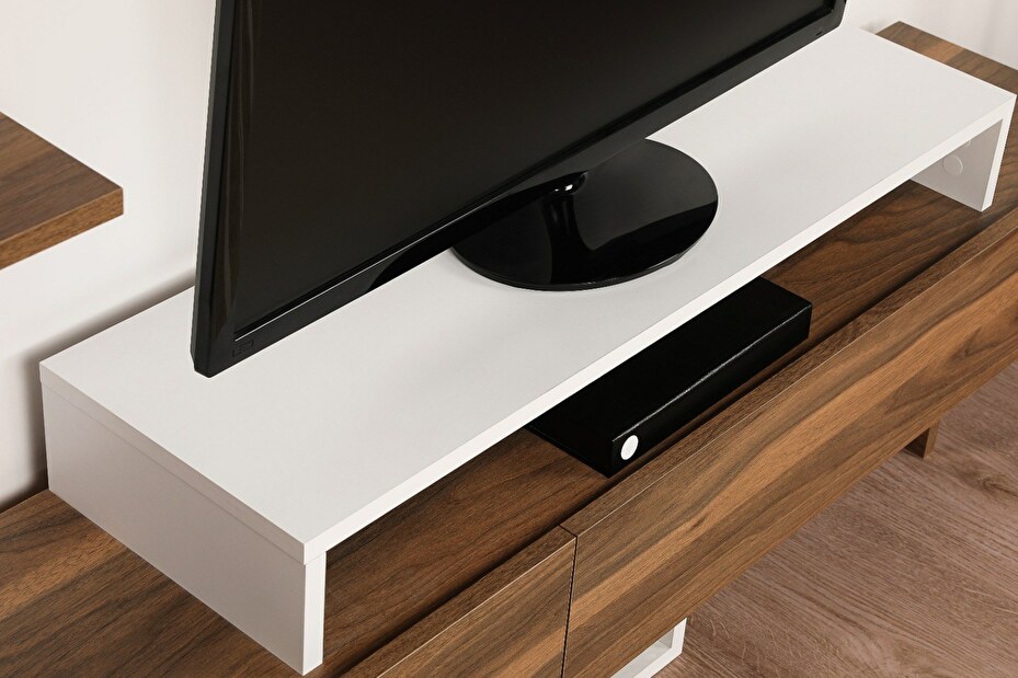 TV stolek/skříňka Nirvy (bílá)