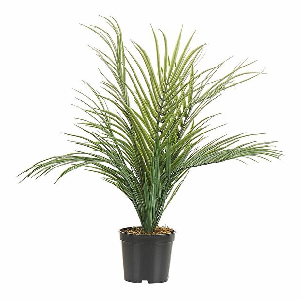 Umělá rostlina v květináči 45 cm Palma (zelená)