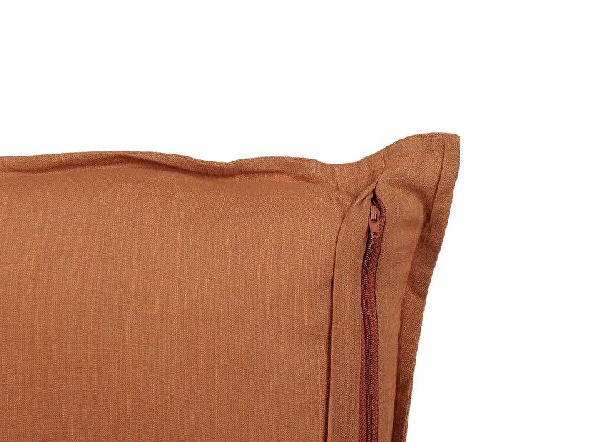 Sada 2 ozdobných polštářů 45 x 45 cm Saggi (oranžová)