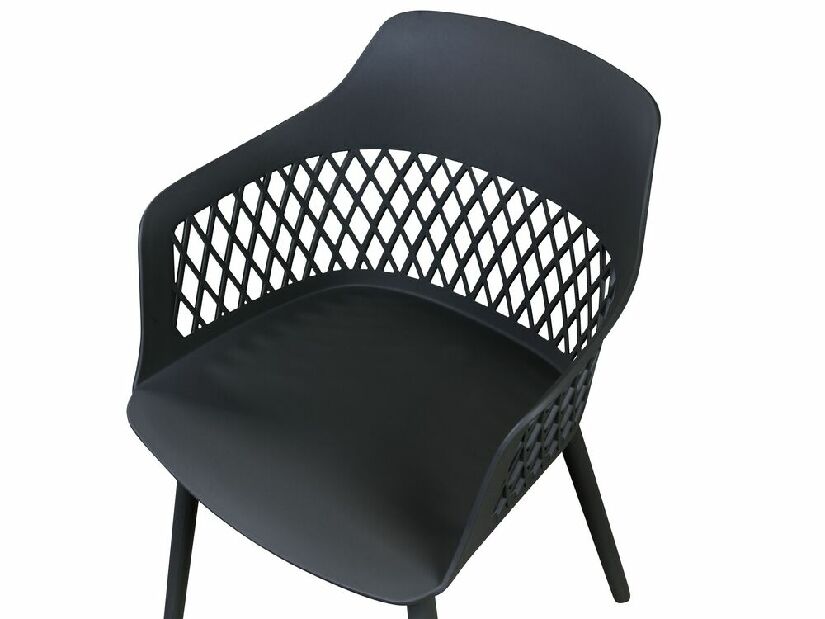 Set 2 ks jídelních židlí Anneli (černá)