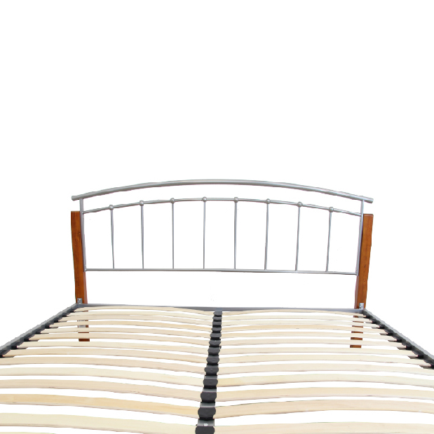Manželská postel 160 cm Mirela (s roštem) (přírodní) *výprodej