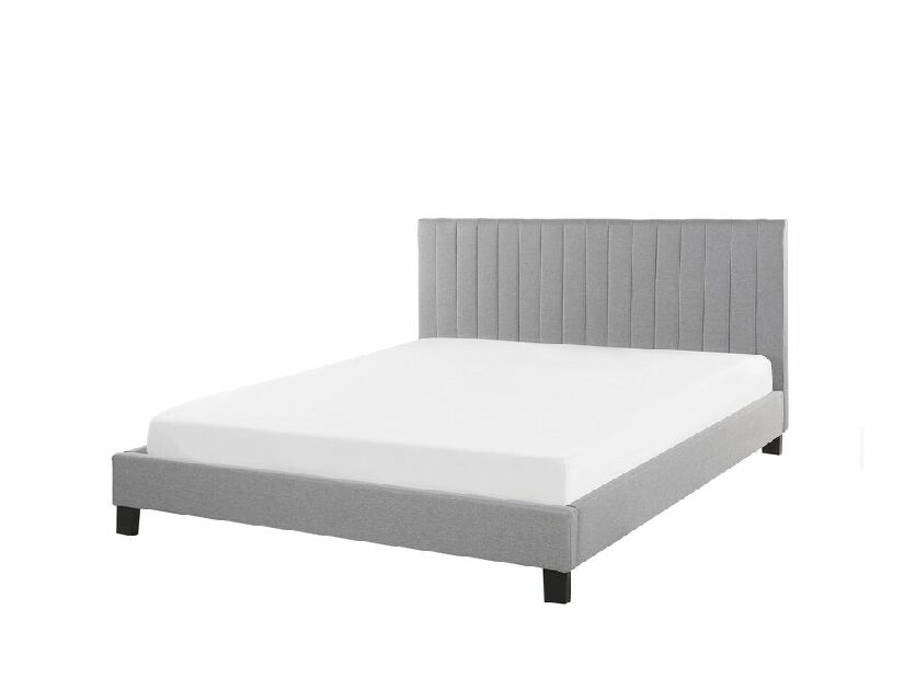 Manželská postel 140 cm PARASO (světle šedá) (s roštem)