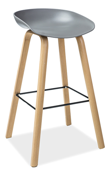 Barová židle Simister (šedá)