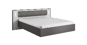 Manželská postel 160 cm s nočními stolkama Serina