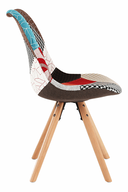Jídelní židle Glority (barevný patchwork)