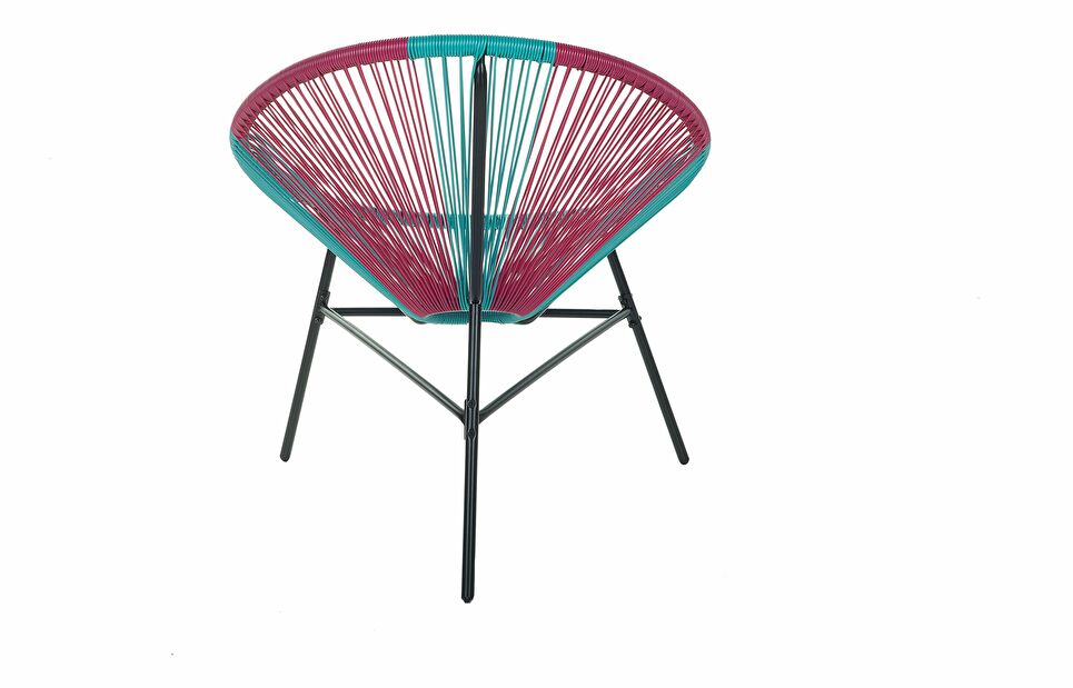 Židle Alvarez (růžovětyrkysové)