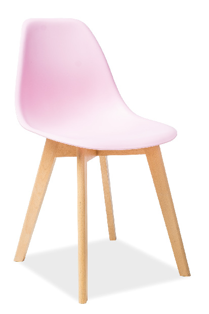 Jídelní židle Moris (růžová)