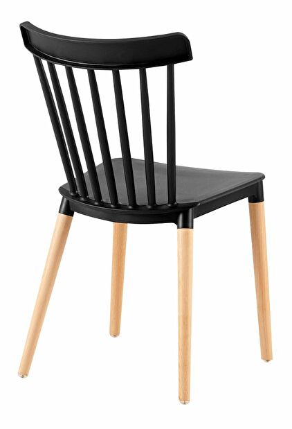 Jídelní židle COSIMA (černá + buk)