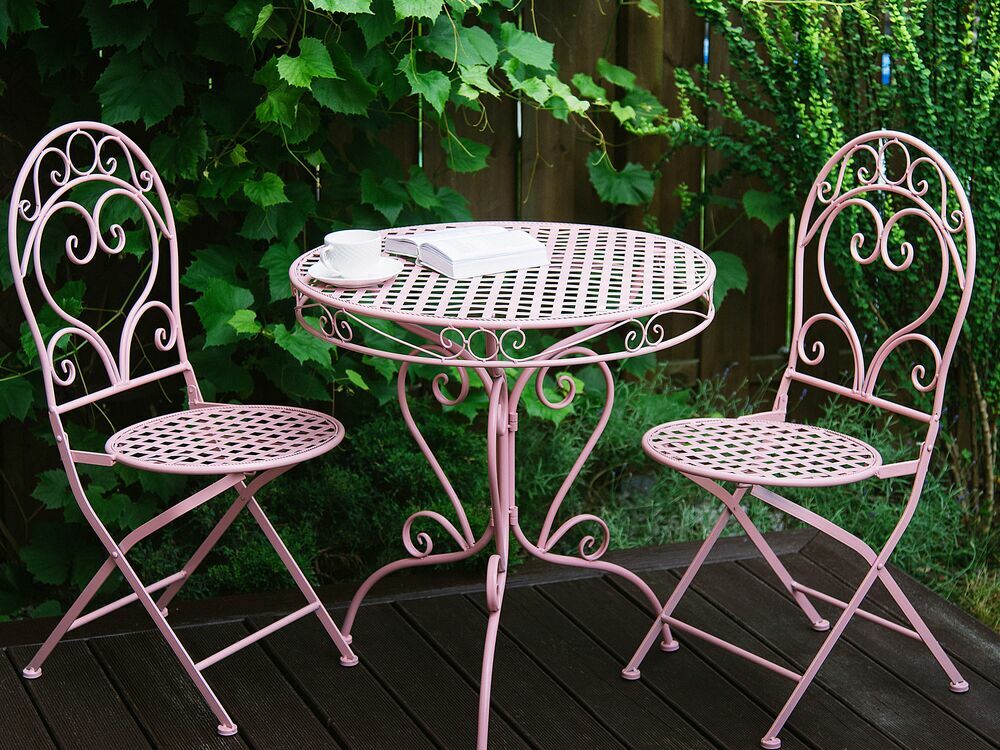 Zahradní stůl ALBORA (růžová)