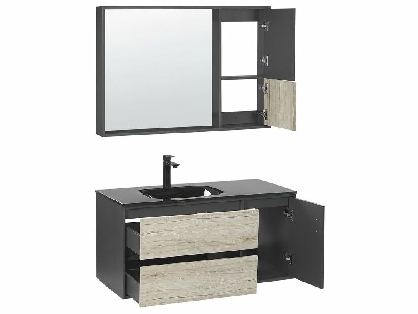  Koupelna Topaz (dřevo + černá)