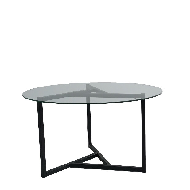 Konferenční stolek Triola (transparentně černá)
