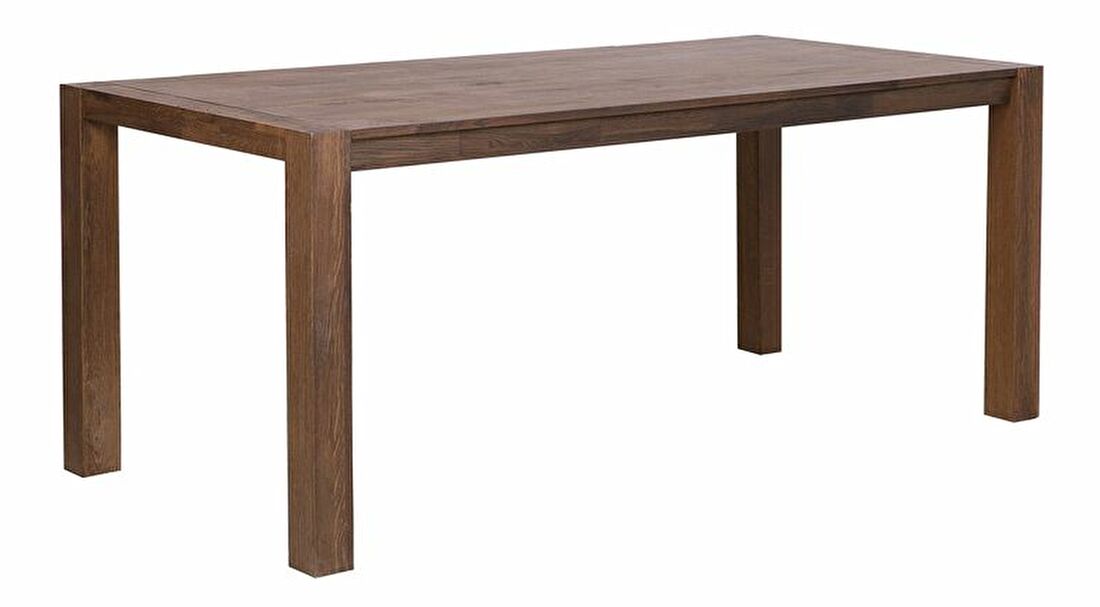 Jídelní stůl Naruba (pro 8 osob) (tmavé dřevo)