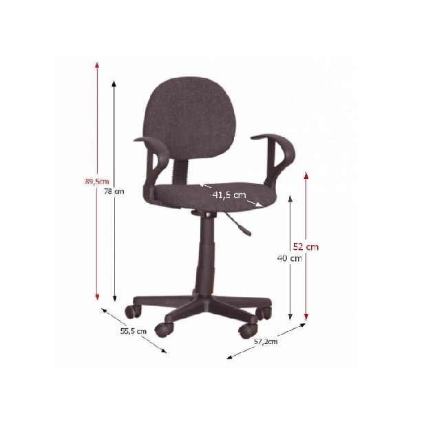 Kancelářská židle Vora 227 černá