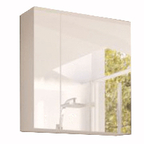 Koupelnová skříňka na stěnu se zrcadlem Maeve (bílá)