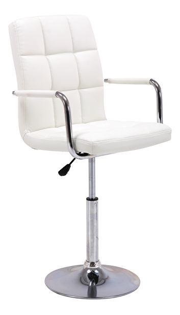 barová židle C-152 (ekokůže bíla)