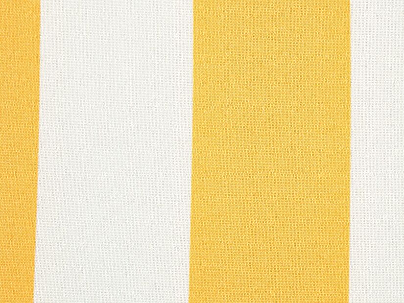 Sada 2 ozdobných polštářů Terno (žlutá + bílá)