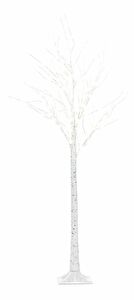 Vnější dekorace stromek 160 cm Lapza (bílá)