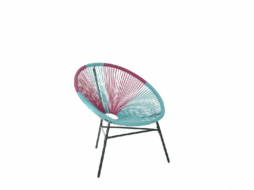 Židle Alvarez (růžovětyrkysové)