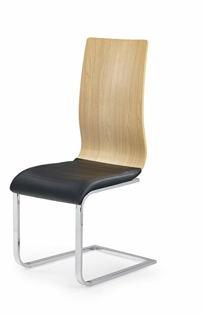 Jídelní židle K222 (olše + černá)
