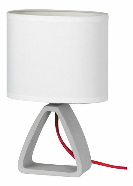 Stolní lampa Henry 4339 (beton + bílá)