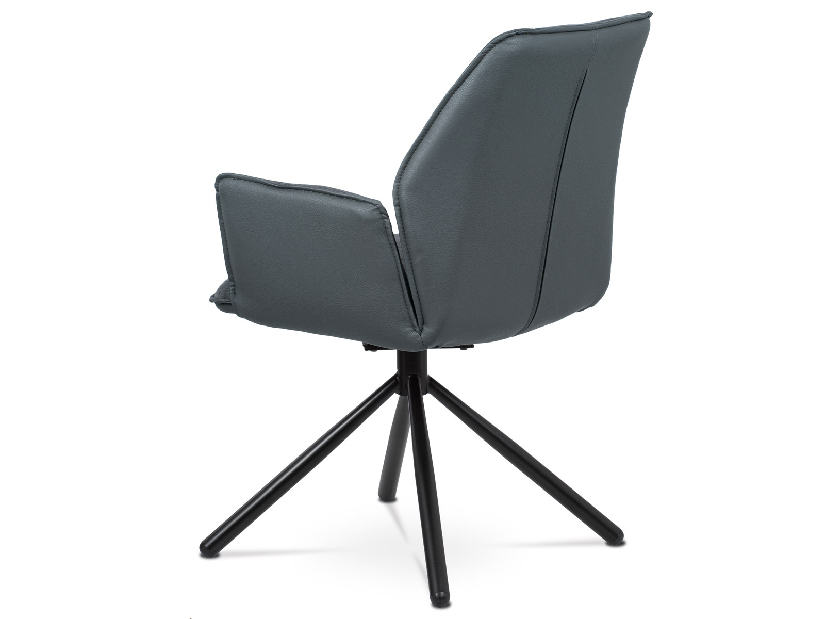 Jídelní židle Hagga-399-GREY2 (šedá + černá)
