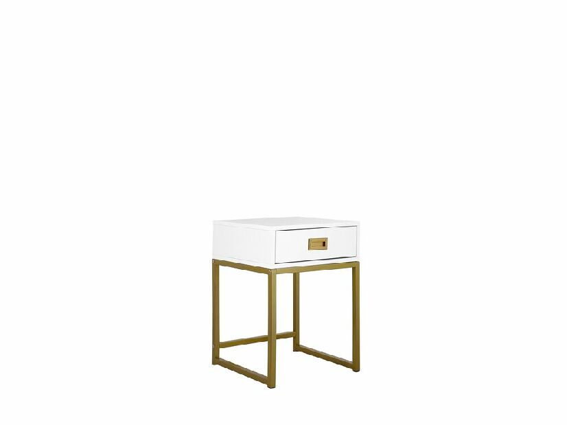 Příruční stolek LAGARRO (bílá)