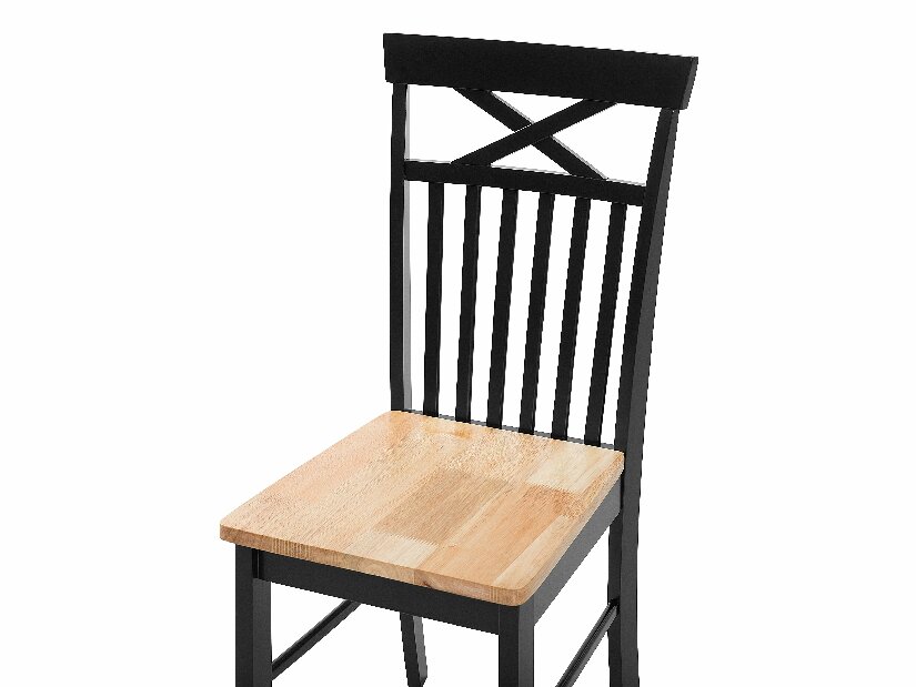 Set 2ks. jídelních židlí Howton (černá)