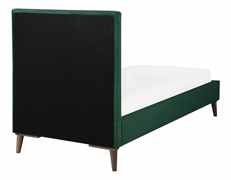 Jednolůžková postel 90 cm BARON (s roštem) (zelená)