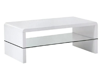Konferenční stolek Hany (extra vysoký lesk bílý)