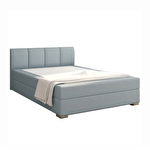 Manželská postel Boxspring 140 cm Rhoni (mentolová) (s roštem, matrací a úl. prostorem)
