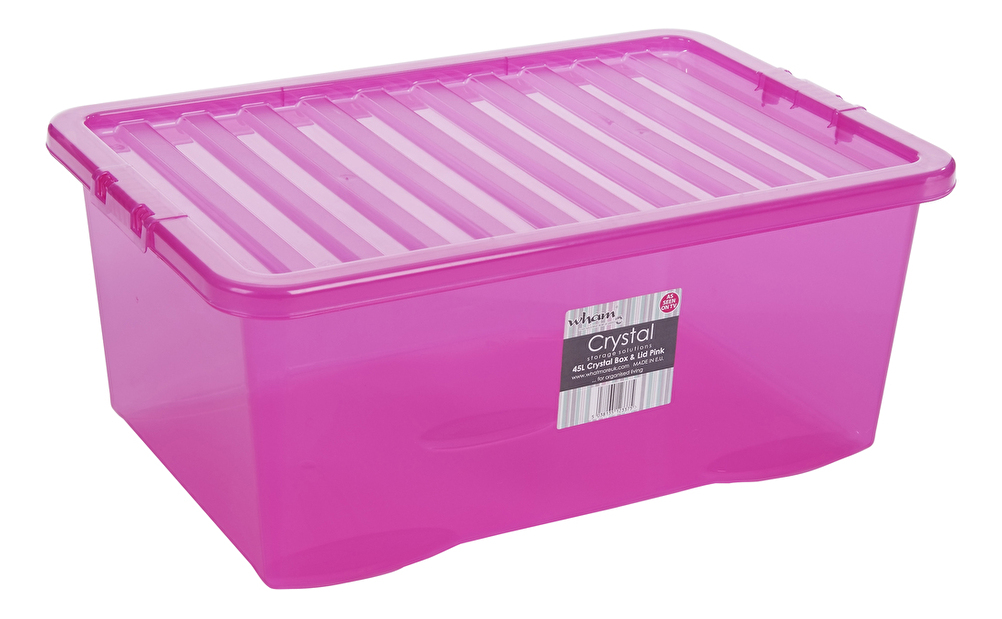 Skladovací box Wham 45l (růžová)