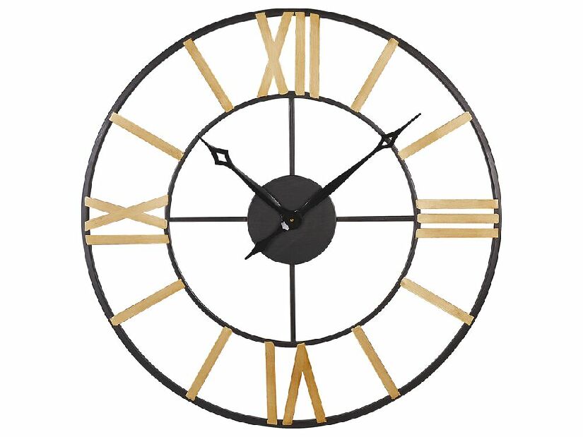 Nástěnné hodiny ø 80 cm Varun (černá)