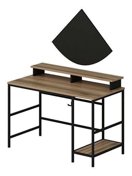 PC stolek Grana L (zlatá + černá)