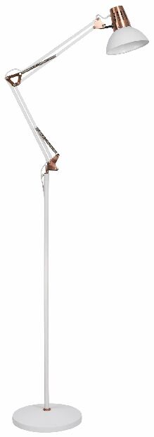 Stojanová lampa Gareth 4525 (matná bílá + měděná)