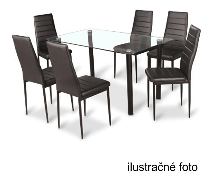 Set 6 ks. jídelních židlí Coleta nova (béžová ekokůže) *výprodej