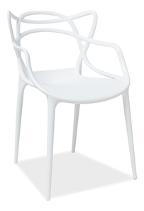 Jídelní židle Thomas (bílá + bílá)