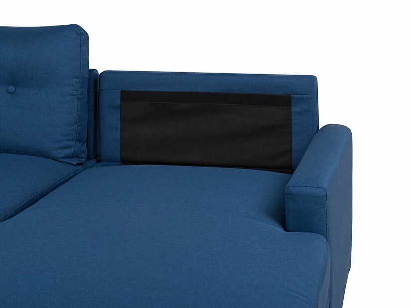 Rohová sedací souprava Farso (modrá) (s úl. prostorem) (L)