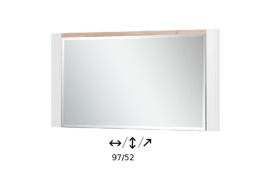Zrcadlo Berkeley B20 (krémová + dub zlatý) *výprodej