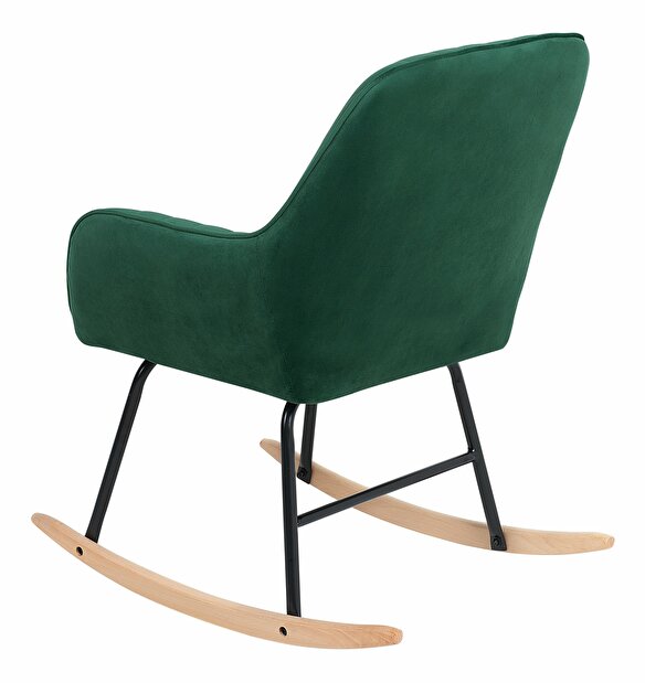 Houpací židle Luan (smaragdová)
