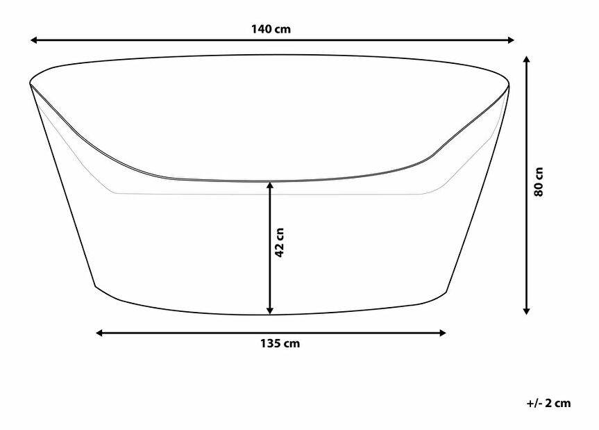 Ochranná plachta pro zahradní nábytek 140 x 135 x 80 cm Chuza (šedá)