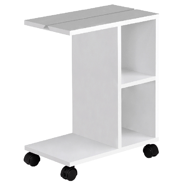 Příruční stolek Niddo (bílá)