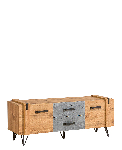 TV stolek typ LO7 Lorinda (dub wotan + beton milenium)