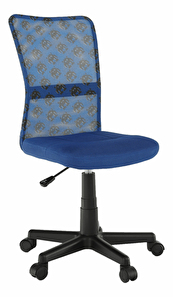 Dětská otočná židle Gofry (modrá)
