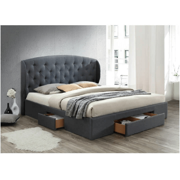 Manželská postel 160 cm Orella (s roštem)