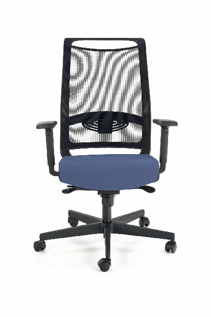 Kancelářská židle Galatta (černá + modrá)