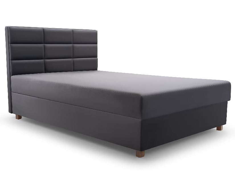 Jednolůžková postel 120 cm Picasso II (šedá) (s úl. prostorem a matrací)